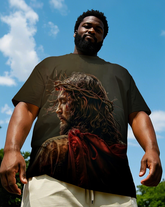 Jesus Men's Plus Size Short Sleeve T-Shirt
